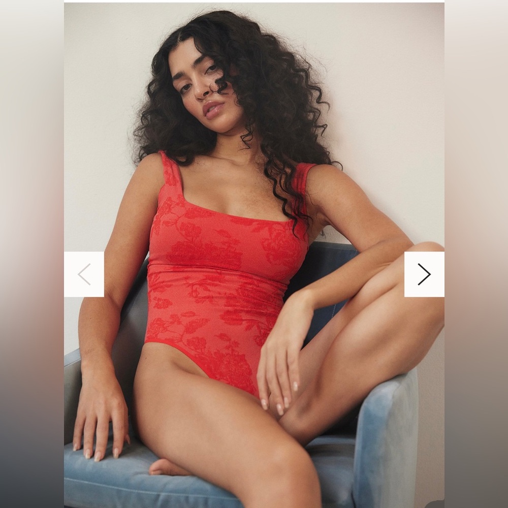 Free People Send Love Seamless Bodysuit Small